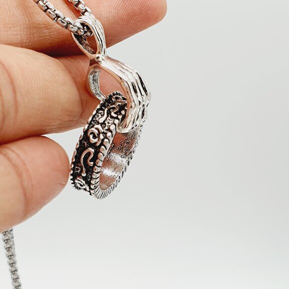 ❤️Vintage Fitness punk style skeleton Necklace , N90201P123 - Picture 9 of 13